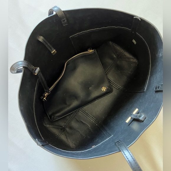 Tory Burch Extra Large Leather & Suede Tote - Picture 6 of 10